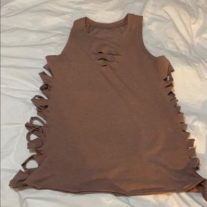 Alo Yoga Pink Cut It Out Top M Medium like new